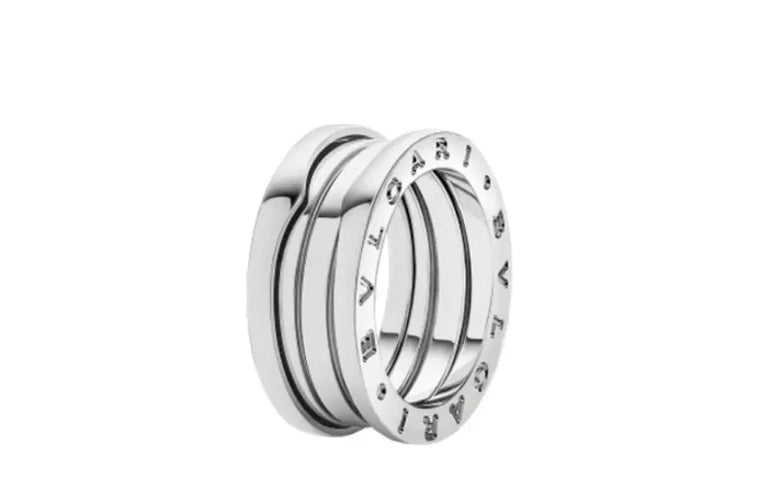 Bague Bulgari B.zero1 - Bague trois bandes en or blanc 18 carats, taille 64 58 Facettes 18060
