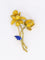 Broche Broche fleur vintage années 1970 en or jaune 18 carats et émail 58 Facettes 998