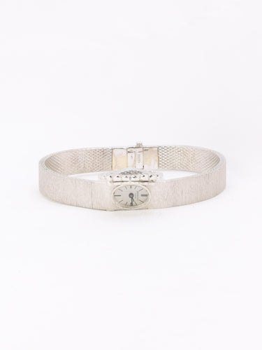 Montre André Col - Montre à secret en or blanc 18 carats et diamants 58 Facettes 1126.5