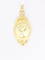 Pendentif Médaille religieuse Art nouveau en or jaune 18 carats 58 Facettes 1128.5