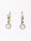 Boucles d'oreilles Dormeuses anciennes - Boucles d’oreilles en or jaune 18 carats et diamants 58 Facettes 1130.6