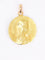 Pendentif Dropsy - Médaille Art nouveau Sancta Maria en or jaune 18 carats 58 Facettes 1153.6