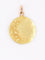 Pendentif Dropsy - Médaille Art nouveau Sancta Maria en or jaune 18 carats 58 Facettes 1153.6