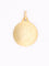 Pendentif Médaille religieuse ange en or jaune 18 carats 58 Facettes 1179.3