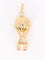 Pendentif Pendentif charm montgolfière en or jaune 18k et pierre rouge 58 Facettes 1CA0000005/3