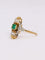 Bague 54 Bague Art Nouveau en or jaune 18k, émeraude et diamants 58 Facettes 1042.2