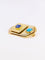 Broche Piero Dorazio Artcurial - Broche en or jaune 18 carats, lapis-lazuli et turquoise 58 Facettes 535