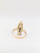 Bague 53.5 Bague marquise ancienne en or jaune 14k et diamants salt & pepper 58 Facettes 318