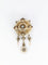 Broche Broche guirlande ancienne en or 18k et argent, perles fines et diamants 58 Facettes 340B