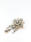 Broche Broche guirlande ancienne en or 18k et argent, perles fines et diamants 58 Facettes 340B