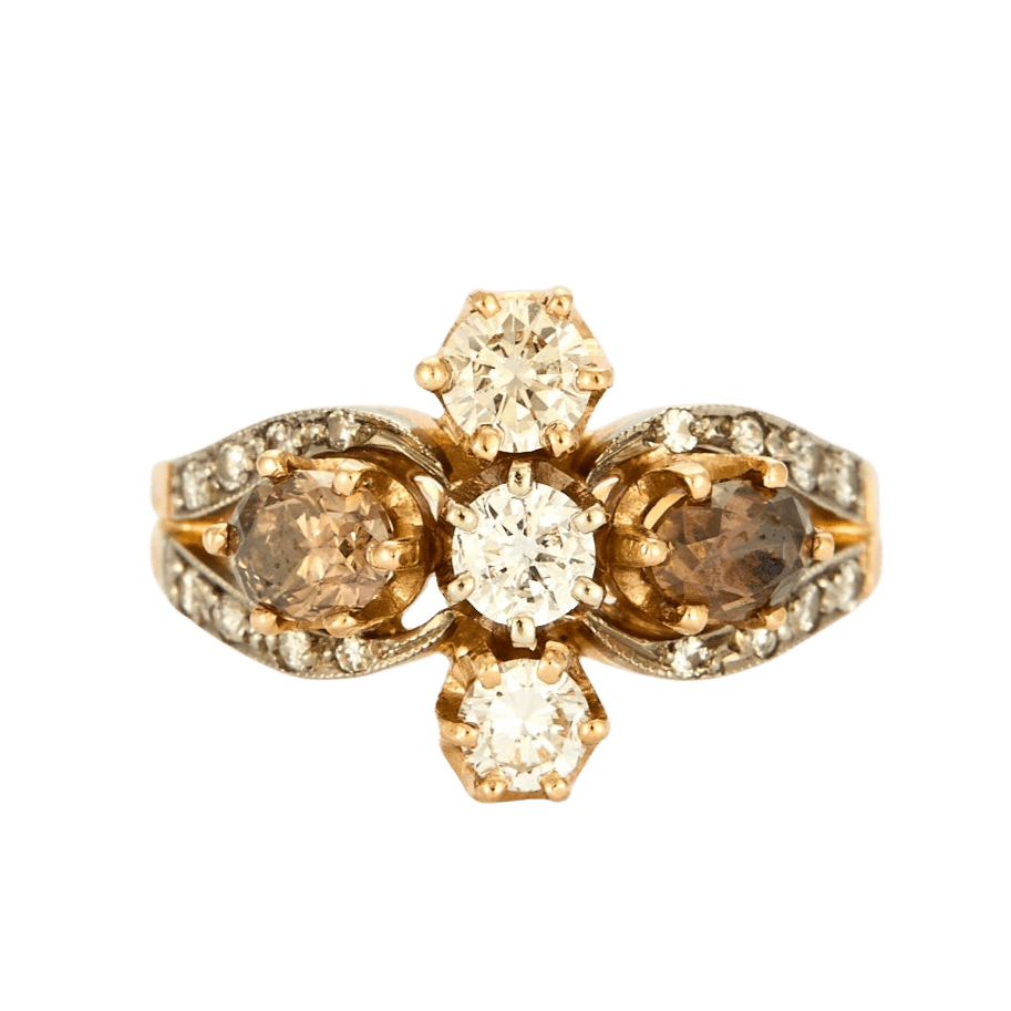 Brown diamond jewelry