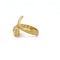 Bague 51 Bague serpent enroulé ancienne gravée en or 18 carats et diamants 58 Facettes