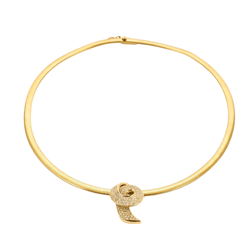 Collier Parure collier et boucles d'oreilles or jaune 58 Facettes