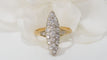 Bague 56 Bague marquise en Or bicolore et Diamants 58 Facettes 30627