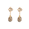 Boucles d'oreilles Boucles d'oreilles transformables Quartz fumé Diamants 58 Facettes