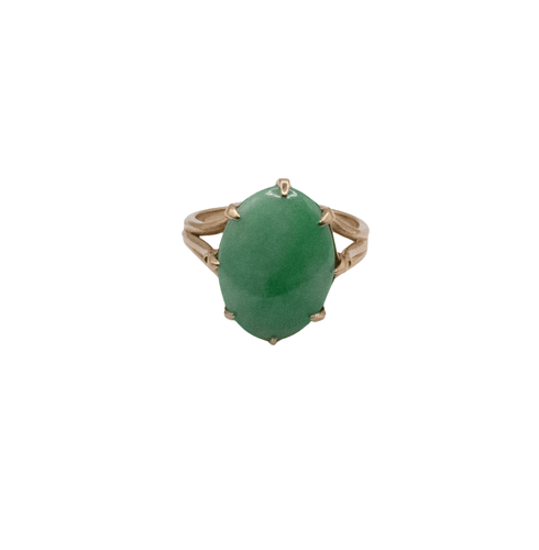Bague Cabochon Pierre de Jade 58 Facettes