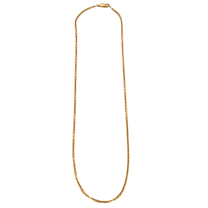 Collier Collier or jaune maille forçat 58 Facettes LP668