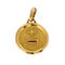 Pendentif AUGIS- Ancienne Médaille d'Amour, or jaune et rubis 58 Facettes DV7434-1