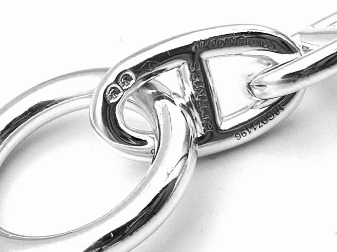 Collier Hermès - Collier Chaîne d’ancre en argent 925/00 GM 58 Facettes HERMES COL