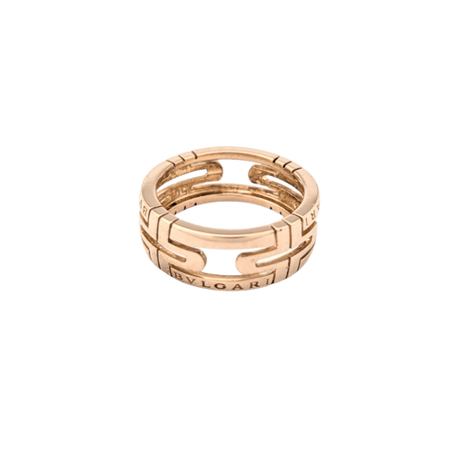 Bague 56 BULGARI - Bague Parentesi or rose 58 Facettes 30608