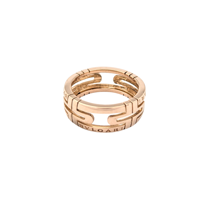 BULGARI - Ring Parentesi rose gold