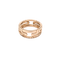 Bague 56 BULGARI - Bague Parentesi or rose 58 Facettes 30608