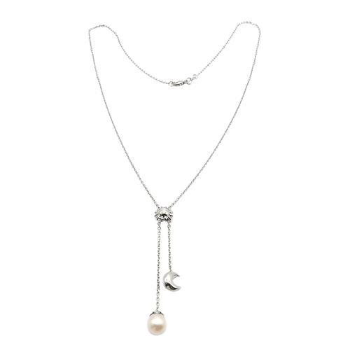 Collier Collier en or blanc 58 Facettes