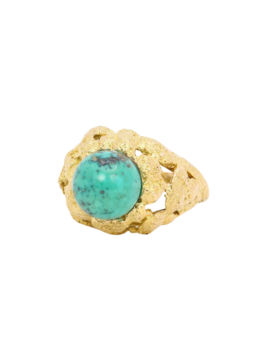 OMEGA GILBERT ALBERT - Vintage turquoise ball ring