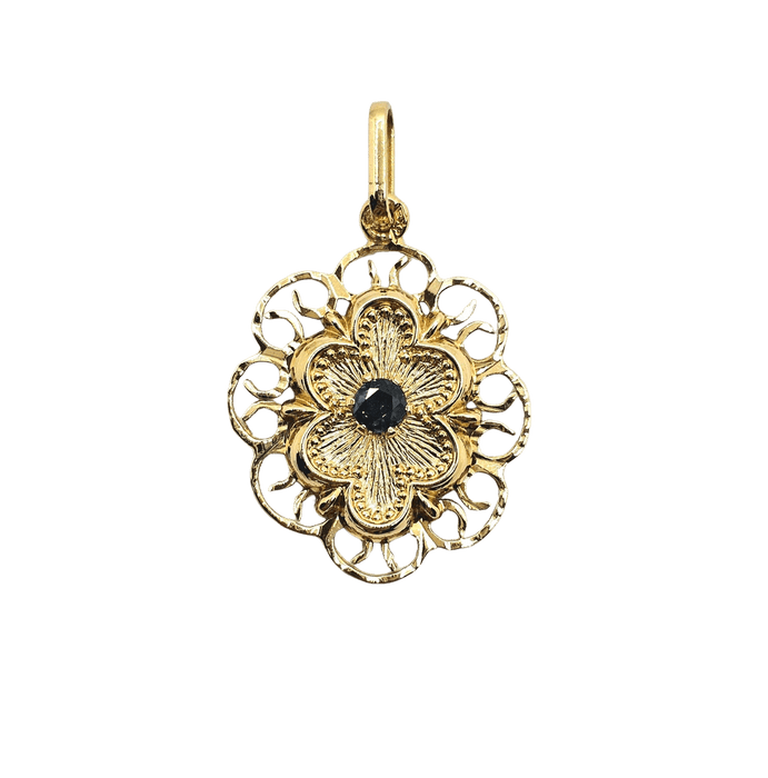 Pendentif Pendentif saphir or jaune 58 Facettes 614