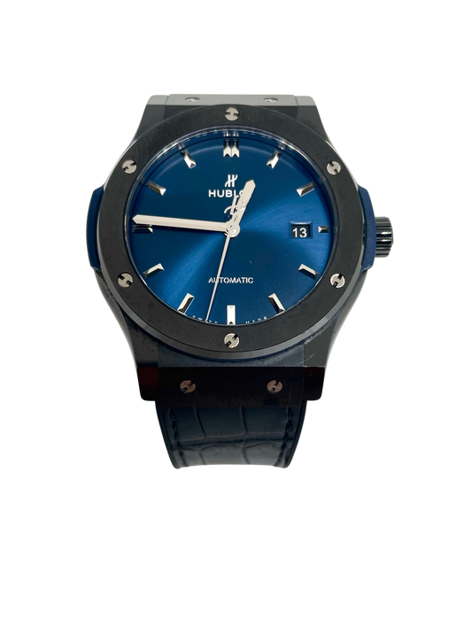 HUBLOT – Klassisches Fusionskeramikblau