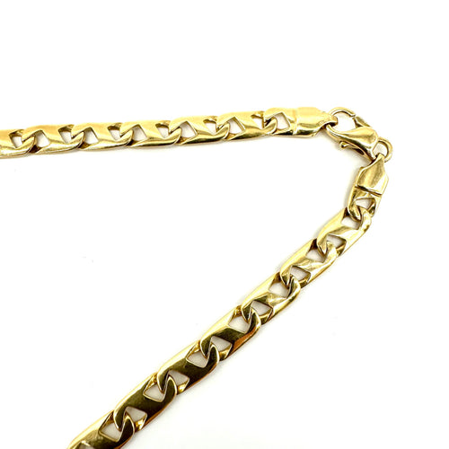 项链 项链 链节 18K黄金海军链 58 Facettes Z1351305