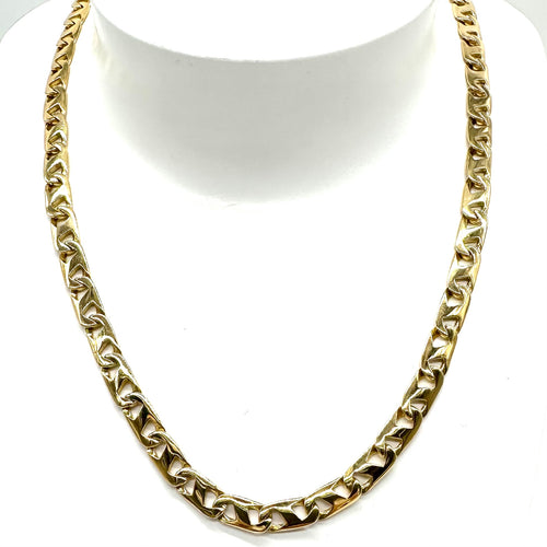 项链 项链 链节 18K黄金海军链 58 Facettes Z1351305