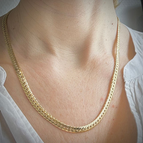 Necklace Necklace Link English in 18k yellow gold 58 Facettes Z1351336