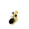 Pendentif Pendentif en or jaune 750 avec saphirs et diamants 58 Facettes Z1351394