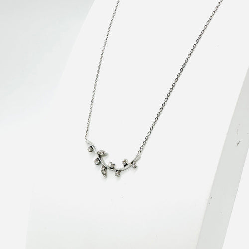 Collier Collier en or blanc 750 et diamants 0,20 ct 58 Facettes Z1351617