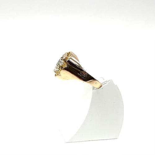 Pierścionek Pierścionek chou z różowego złota 750 ozdobiony kamieniami syntetycznymi 58 Facettes Z1351777