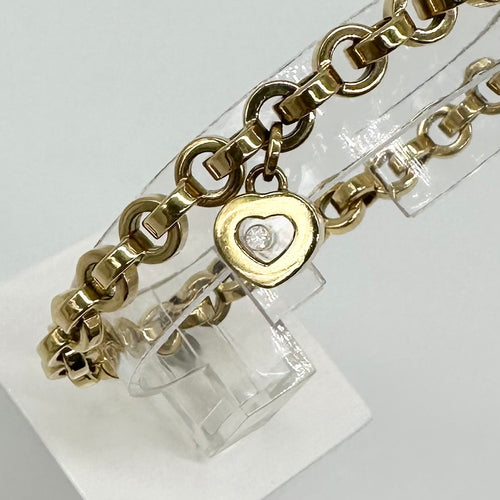 Náramek Chopard Happy Diamonds - Náramek ze žlutého zlata a diamantů 58 Facettes Z15B51137