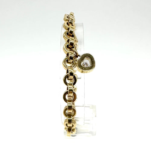 Náramek Chopard Happy Diamonds - Náramek ze žlutého zlata a diamantů 58 Facettes Z15B51137