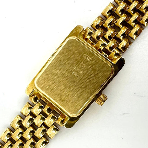 Yonger & Bresson Saat - 750 ayar sarı altın ve pırlantalı kadın saati 58 Facettes Z1550059