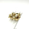 Boucles d'oreilles Boucles d’oreilles trèfle en or jaune 750 et diamants 58 Facettes Z15B51649
