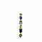 Bracelet Bracelet scarabée et croix de vie en or jaune et lapis-lazuli 58 Facettes Z15B51670