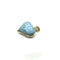 Pendant Heart pendant in 585 yellow gold with larimar 58 Facettes Z15B51719