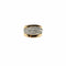 Bague 56 Bague volume bicolore en or jaune et blanc 18K et diamants 58 Facettes Z15B51776