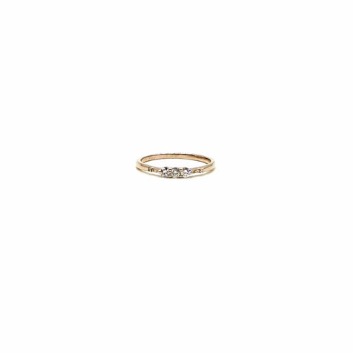 Bague 51 Mauboussin Trois Grains d’Amour - Bague en or jaune et diamants 58 Facettes Z15B51789