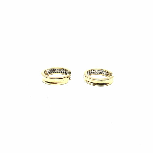 Boucles d'oreilles Boucles d’oreilles en or jaune 750 et diamants 58 Facettes Z15B51791