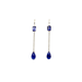 Boucles d'oreilles Boucles d'oreilles pendantes en or et tanzanite 58 Facettes