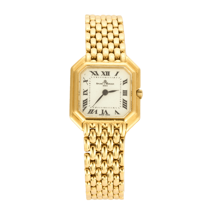 Montre BAUME & MERCIER - Montre de dame en or jaune 58 Facettes