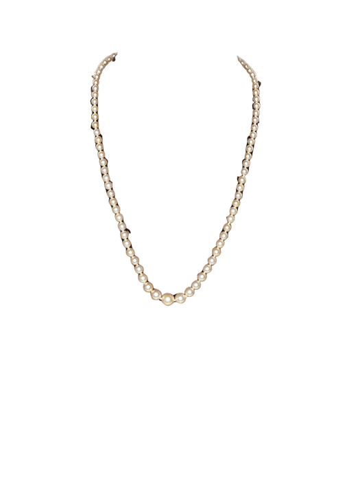 Collier Collier 85 Perles De Culture Akoya Fermoir Platine Et Diamants 43 Cm 58 Facettes