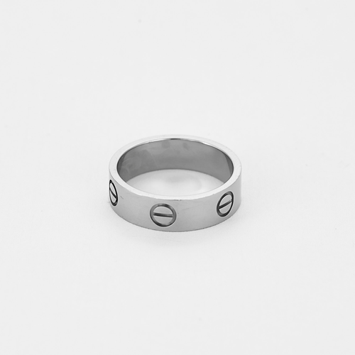 Bague 54 CARTIER - LOVE - Modèle Classique - Bague en or blanc 58 Facettes DV19574-2