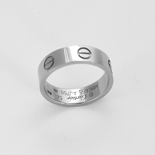 Bague 54 CARTIER - LOVE - Modèle Classique - Bague en or blanc 58 Facettes DV19574-2